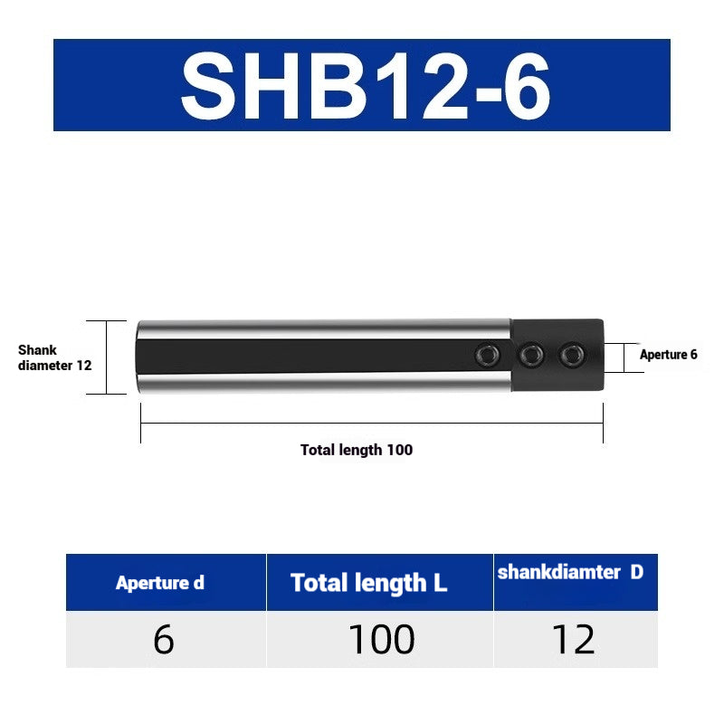 1130-MUR Small Bore Bore Cutter Small Bore Boring Bar Integral Tungsten Carbide SBUR6 90 Degree Flat Bottom Small Bore Bore Cutter Shandong Denso Pricision Tools Co.,Ltd.